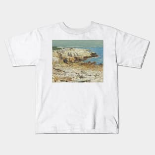 A North East Headland by Childe Hassam Kids T-Shirt